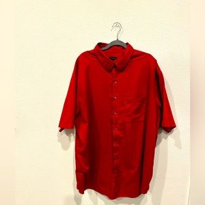 Van Huesen Short Sleeve Mens Dress Shirt, 3XL.
